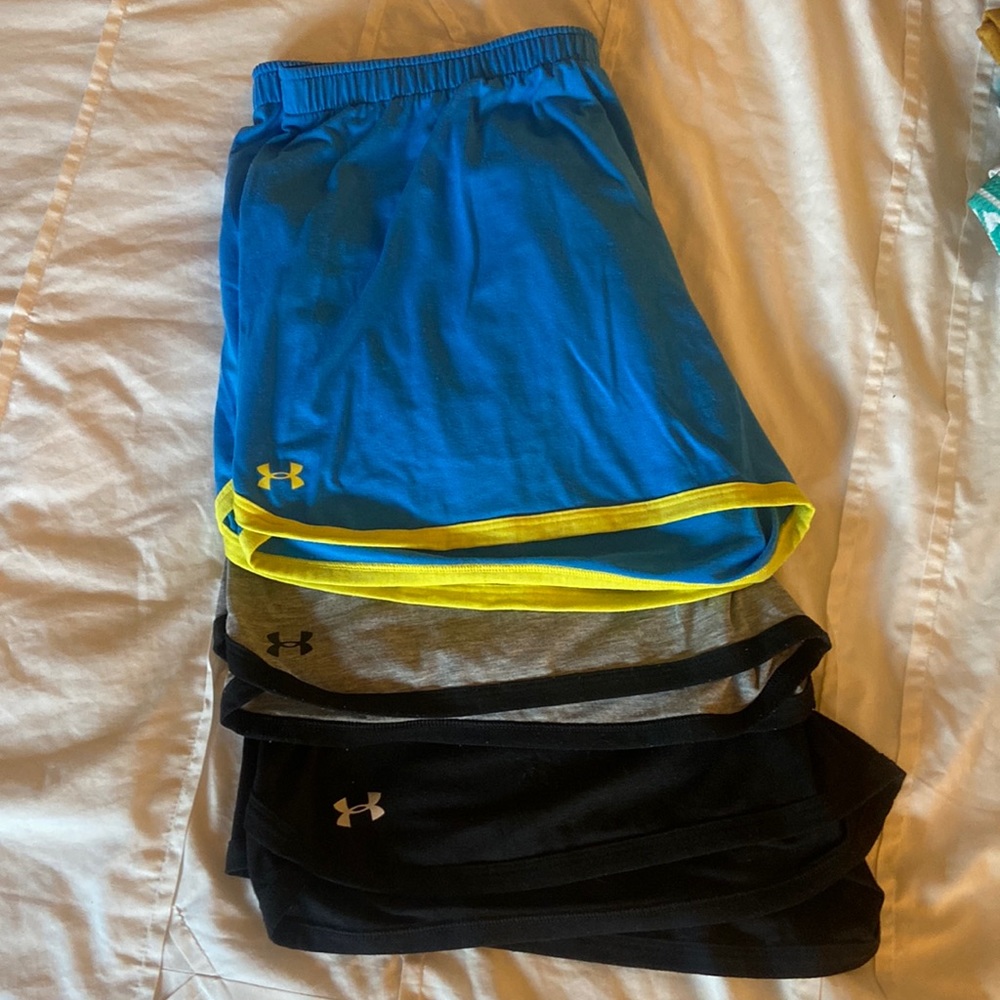 Under Armour shorts- 3 pairs